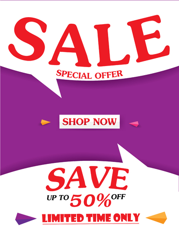 Sale Banner and Best Offer designのイラスト素材