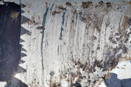 Severely scratched wing of a damaged carの写真素材