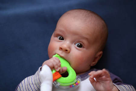 cute infantの写真素材