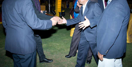 Meeting of old friends without head, successful Indian man meet in night party after years of...