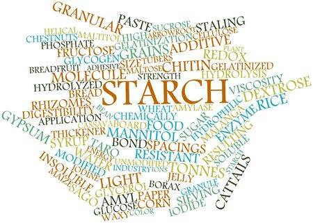 Abstract word cloud for Starch with related tags and termsの写真素材