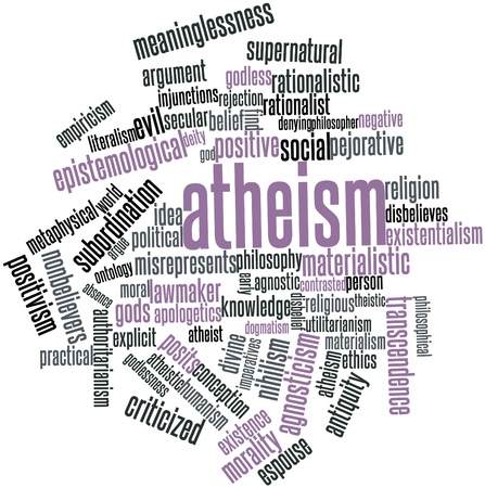 Abstract Word Cloud For Atheism With Related s And Termsの写真素材 イメージマート