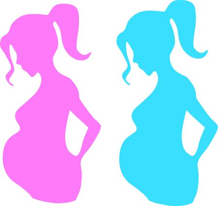 pregnant womanのイラスト素材