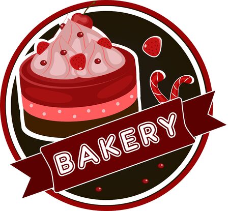 bakery logoのイラスト素材