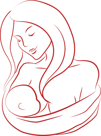 motherhoodのイラスト素材