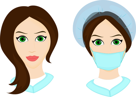female doctorのイラスト素材