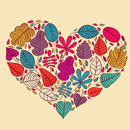 Valentines day abstract background with cut paper heart. illustrationのイラスト素材