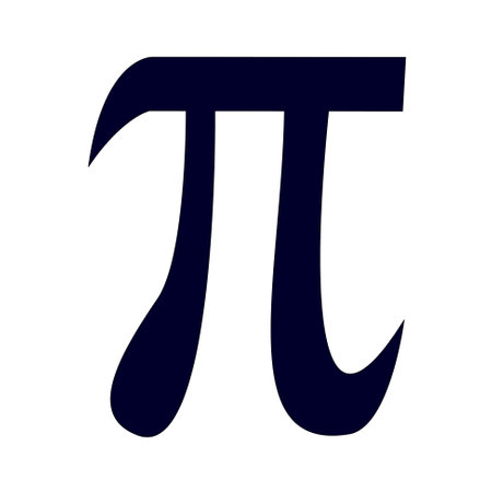 Greek letter pi icon, Ludolf's numberのイラスト素材