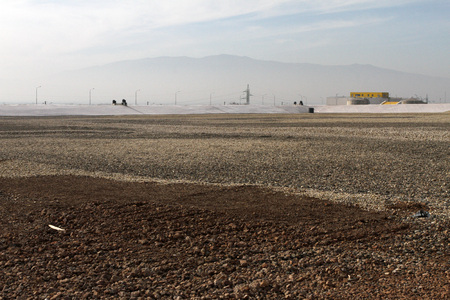 Visit of the landfill for non-hazardous waste (garbage) at the Sadina site, Yana, Kremikovtzi, Bulgaria  nov13,2012. Refuse Derived Fuel (RDF) fuel. Ecology, Renewable Energy Sources, pollutionのeditorial素材