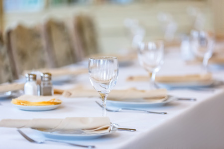 Food on the table at the event