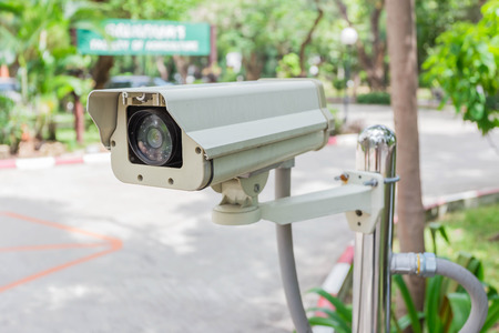CCTV security camera outdoorの写真素材