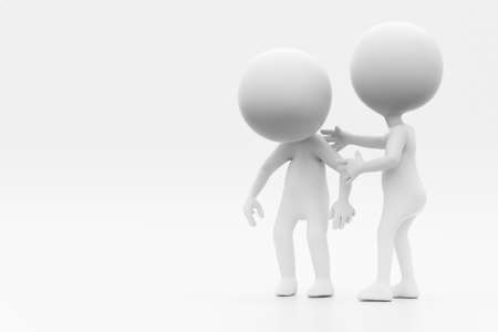 People who are comfortingの写真素材