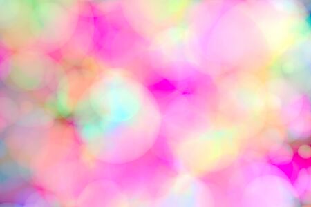 3d rendering of colorful circlesの写真素材