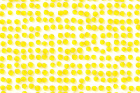 Background illustration of colorful glass spheres in 3D renderingの写真素材