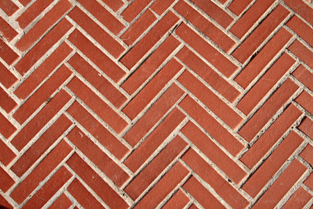 The red pavement as a background, Russia