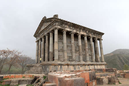 Garni hellenistic temple in  Republic of Armeniaの写真素材