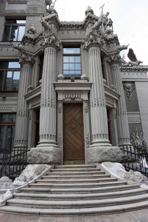 The landmark in downtown of Kiev, Ukraineの写真素材