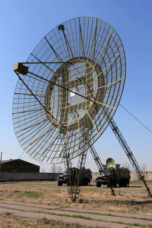 The radar on training ground Army Signal Corps