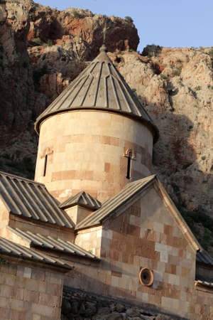 The ancient stone church in summer, Armeniaの写真素材