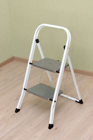 The white pair of steps at home の写真素材