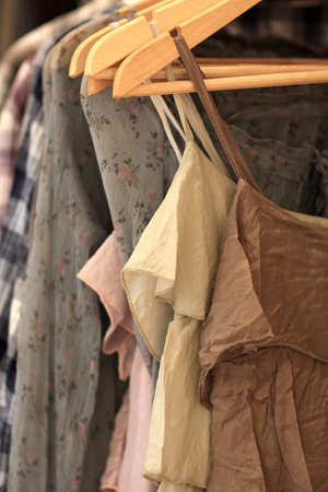 The summer dresses in a store, Barcelona