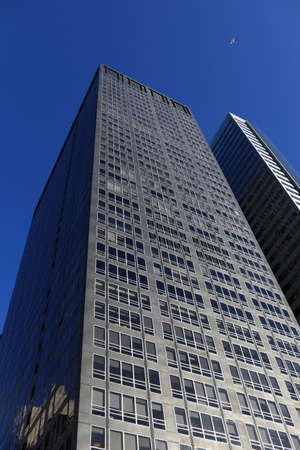 It is steel skyscraper in Manhattan, NYC