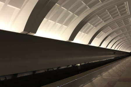 This is metro station in Moscow, Russiaの写真素材