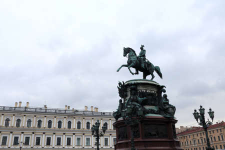 The Monument of Nicholas I is a bronze equestrian monument of Nicholas I of Russia on St Isaac