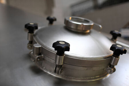 Details of fermentation vat of a brewery
