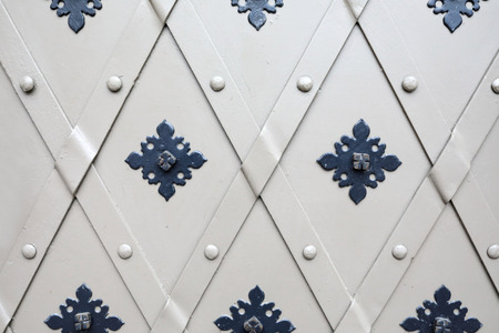 Details of ornate metal wall as backgroundの写真素材