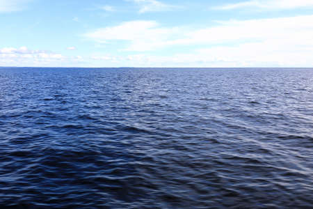 Skyline of Ladoga lake in summer, Russia