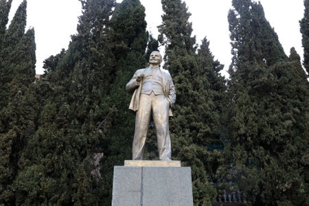 Monument to Lenin in Park, Alupka, Crimea