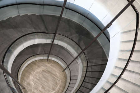 View of spiral staircase in a building