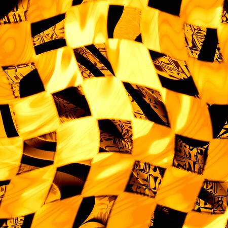 The abstract image of an alarm flagの写真素材