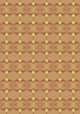 drawing for an ornament damask fabricsのイラスト素材