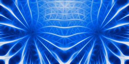 microorganism illustration under a microscopeの写真素材