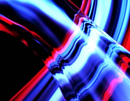  Abstract illustration of a neon multicolor luminescence  の写真素材