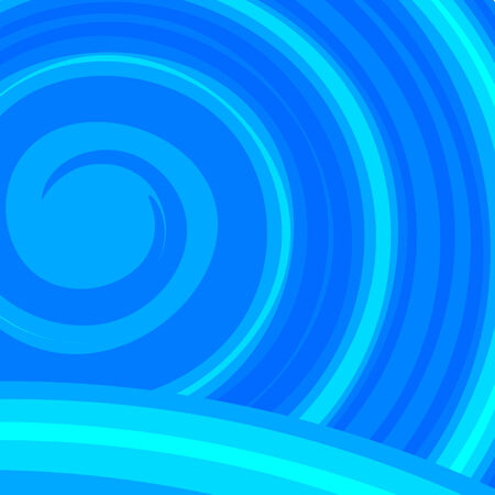 Abstract illustration of a surface of water. Lines and waves.のイラスト素材