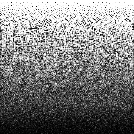 Vector abstract black and white dotted gradient background. Halftone effect. Useful for wrapping, wallpapers and web backgrounds.のイラスト素材
