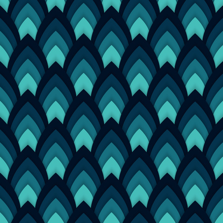 Vector abstract seamless pattern with pointed ovalsのイラスト素材