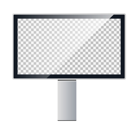 Vector template of a billboardのイラスト素材
