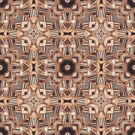 Vector seamless ethnic pattern with axial symmetry. Can be used for fabric, textile, packaging...