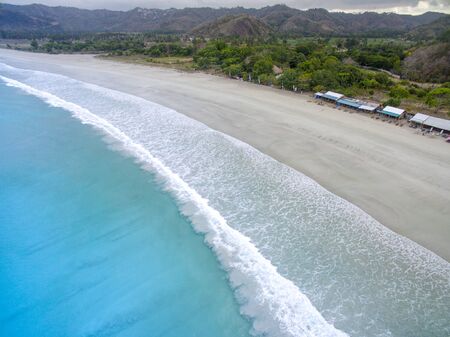 Ocean Wave On Sandy Beach