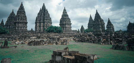 June 17 2020 Yogyakarta Indonesia : Prambanan temple is a Hindu temple compound included in world...