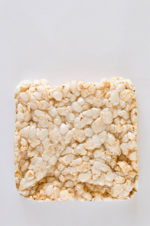 The cracker on a white background