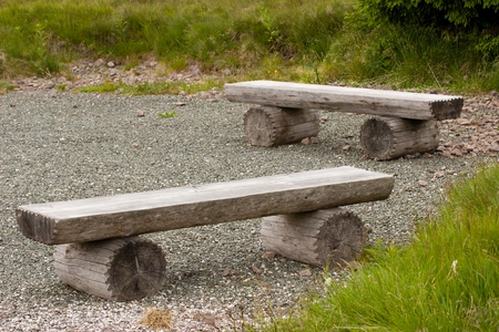 benches on the tourist route