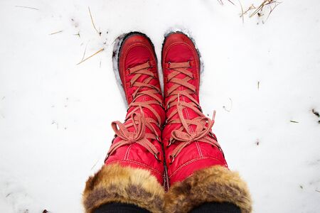 red shoesの写真素材