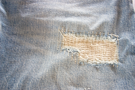 torn jeansの写真素材