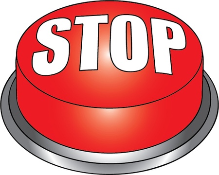 stop sign isolated illustration