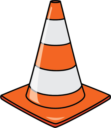 cone isolated illustrationのイラスト素材